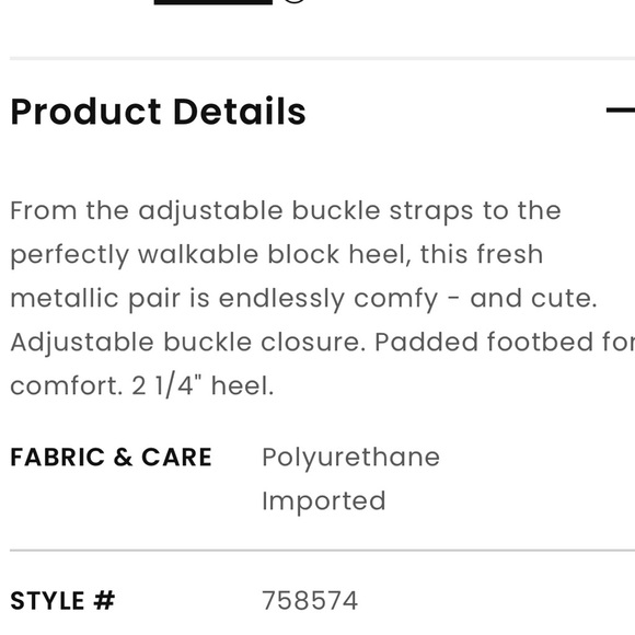 LOFT Gold Slingback Pumps with Block Heel - Picture 2 of 5